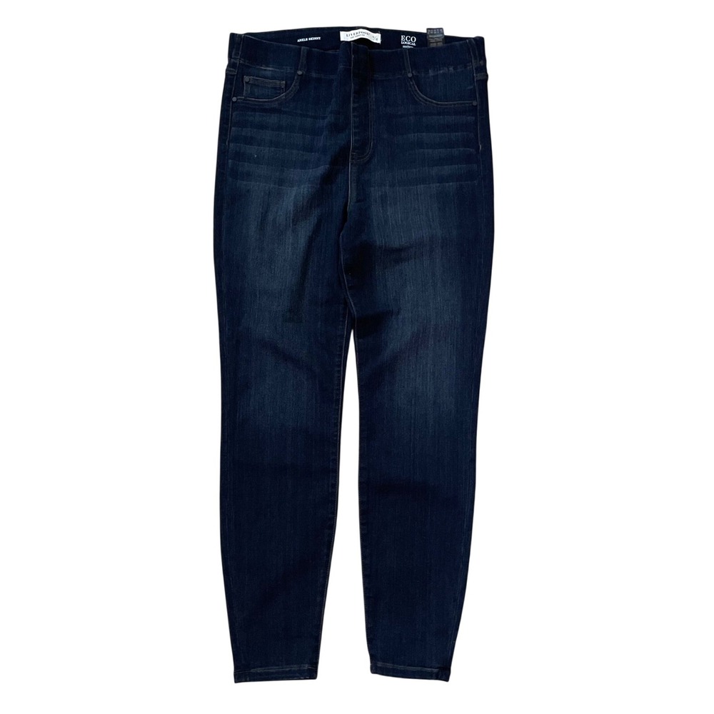 Liverpool Los Angeles Ankle Skinny Eco Logical Jeans Dark Wash Womens 14/32‎